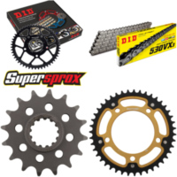 Chain Kit Stealth gold for: HONDA CB900 Hornet /S 02-06 16-43-114 DID530VX3 rivet
