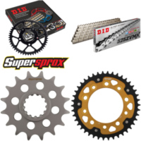 Kettensatz Stealth gold für: HONDA CBR900 R Fireblade 96-99 16-42-108 DID525ZVM-X(S&S) Niet