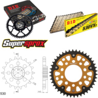 Chain Kit Stealth gold for: HONDA CBX1000 Pro Link 81-82 18-42-108 DID530VX3(G&B) rivet