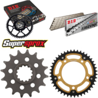 Kettensatz Stealth gold für: HONDA CBF1000 F 06-10/CBF100 16-43-120 DID530ZVM-X(S&S) Endlos