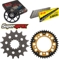 Kettensatz Stealth gold für: HONDA CBF1000 F 11-13/CBF100 16-41-114 DID530VX3 Niet