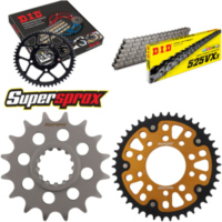Chain Kit Stealth gold for: HONDA CBR1000 L/LA/LD 16- 16-42-124 DID525VX3 endless