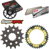 Kettensatz Stealth gold für: HONDA VTR1000 SP1 /SP2 02-06 16-40-106 DID530ZVM-X(S&S) Niet