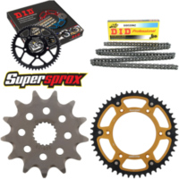 Chain Kit Stealth gold HM CRE125 Enduro 03-03 13-49-116 DID520NZ Clip