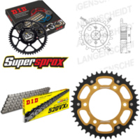 Chain Kit Stealth gold for: DUCATI 600 SS 95-99 14-41-098 DID520VX3 rivet