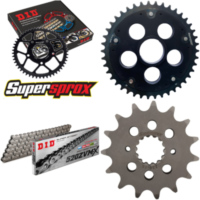 Chain Kit Stealth Edge black for: DUCATI 800 Monster S 15-42-104 DID520ZVM-X endless