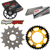 Kettensatz Stealth gold für: DUCATI Sport Touring ST2 97- 15-42-102 DID525ZVM-X Niet