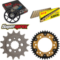 Kettensatz Stealth gold für: DUCATI 900 Monster 00-01 15-38-098 DID520VX3(G&B) Endlos