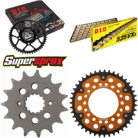 Chain Kit Stealth gold for: DUCATI Sport Touring ST4 99-03 15-43-102 DID525VX3(G&B) endless