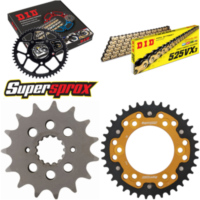 Kettensatz Stealth gold für: DUCATI Sport Touring ST4s /A 15-38-102 DID525VX3(G&B) Niet