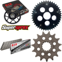 Chain Kit Stealth Edge black for: DUCATI Monster S4RS 15-43-104 DID525ZVM-X rivet