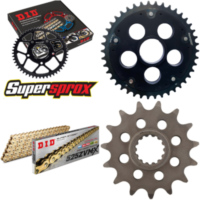 Chain Kit Stealth Edge black for: DUCATI Monster S4RS 15-43-104 DID525ZVM-X(G&G) endless