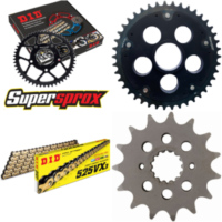 Chain Kit Stealth Edge black for: DUCATI 848 08-14 15-39-098 DID525VX3(G&B) rivet