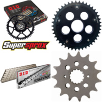 Chain Kit Stealth Edge black for: DUCATI 848 08-14 15-39-098 DID525ZVM-X(S&S) rivet