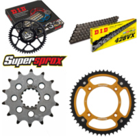Chain Kit Stealth gold for: YAMAHA YZ85 /LW 19``/16`` 14-52-132 DID428VX endless
