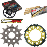 Kettensatz Stealth gold für: YAMAHA YZ125 05-08 13-48-112 DID520ZVM-X(G&G) Niet
