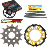 Chain Kit Stealth gold for: YAMAHA WR250 F 01-04/WR250 F 13-50-114 DID520NZ Clip
