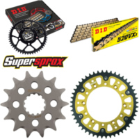 Chain Kit Stealth gold for: YAMAHA WR250 02-02/YZ250 02-07 14-48-114 DID520VX3(G&B) endless