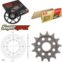 Chain Kit Stealth gold for: YAMAHA YZ250 F 10-15 13-51-116 DID520ERT2(G&G) Clip