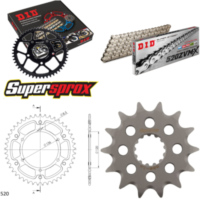 Chain Kit Stealth silver for: YAMAHA TDR250 88-90 14-45-108 DID520ZVM-X(S&S) endless