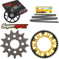 Chain Kit Stealth gold for: YAMAHA WR450 F 07-13 13-50-114 DID520NZ Clip