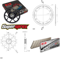 Kettensatz Stealth rot für: YAMAHA TT250 R 93-99 14-44-106 DID520ZVM-X(S&S) Endlos