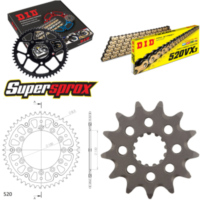 Chain Kit Stealth gold for: YAMAHA YZ250 08-08/YZ400 F 9 13-49-114 DID520VX3(G&B) rivet