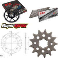 Chain Kit Stealth gold for: YAMAHA YFM350 X Warrior 4 x 13-40-100 DID520ZVM-X endless