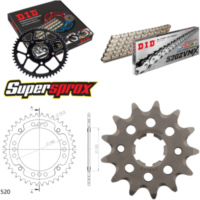 Chain Kit Stealth gold for: YAMAHA YFM350 X Warrior 4 x 13-40-100 DID520ZVM-X(S&S) rivet
