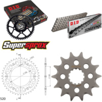 Kettensatz Stealth gold für: YAMAHA YZF R3 350 14- 14-43-112 DID520ZVM-X Endlos