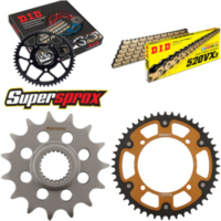 Chain Kit Stealth gold for: YAMAHA TT600 RE 03-04 15-47-114 DID520VX3(G&B) rivet