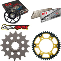 Kettensatz Stealth gold für: YAMAHA YZF600 R6 07-15 16-45-114 DID525ZVM-X(S&S) Niet