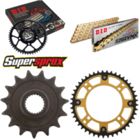 Chain Kit Stealth gold for: YAMAHA XT600 E 97-03 15-45-106 DID520ZVM-X(G&G) rivet
