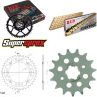 Kettensatz Stealth gold für: YAMAHA XT600 Z Tenere 86-86 15-40-102 DID520ZVM-X(G&G) Endlos