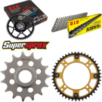 Chain Kit Stealth gold for: YAMAHA XTZ660 Tenere 91-95 15-45-110 DID520VX3 endless