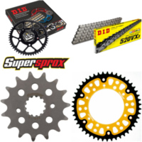 Chain Kit Stealth gold for: YAMAHA MT-03 05-14 15-47-112 DID520VX3 endless