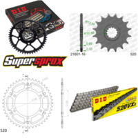 Kettensatz Stealth gold für: YAMAHA XTZ Super Tenere 89-98 16-46-112 DID520VX3 Endlos