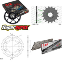 Chain Kit Stealth gold for: YAMAHA XTZ Super Tenere 89-98 16-46-112 DID520ZVM-X endless