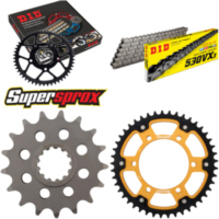 Chain Kit Stealth gold for: YAMAHA FZ1 /Fazer N/NA 06-15 17-45-122 DID530VX3 rivet