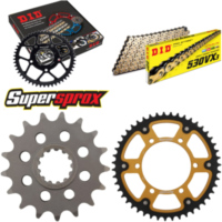 Chain Kit Stealth gold for: YAMAHA YZF1000 R1 09-14 17-47-120 DID530VX3(G&B) rivet