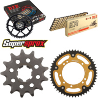 Chain Kit Stealth gold for: KAWASAKI KX80 19``/16`` >4 13-51-124 DID420NZ3(G&B) Clip