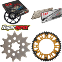 Chain Kit Stealth gold for: KAWASAKI KX125 03-03 13-51-110 DID520ZVM-X(S&S) endless