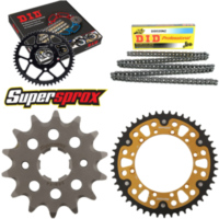 Chain Kit Stealth gold for: KAWASAKI KX250 90-91 14-48-114 DID520NZ Clip
