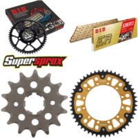 Chain Kit Stealth gold for: KAWASAKI KX250 94-96 14-49-112 DID520ERT2(G&G) Clip