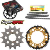 Chain Kit Stealth gold for: KAWASAKI KX250 99-01 14-49-114 DID520NZ Clip