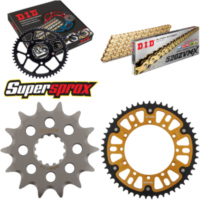 Kettensatz Stealth gold für: KAWASAKI KX250 07-08 14-51-116 DID520ZVM-X(G&G) Niet