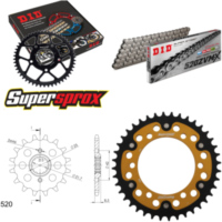 Chain Kit Stealth gold for: KAWASAKI EL252 F Eliminator 14-40-112 DID520ZVM-X rivet