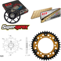 Kettensatz Stealth gold für: KAWASAKI EL252 F Eliminator 14-40-112 DID520ZVM-X(G&G) Niet