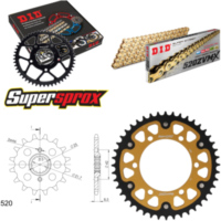 Chain Kit Stealth gold for: KAWASAKI GPX250 R Ninja 88-02 14-44-106 DID520ZVM-X(G&G) endless