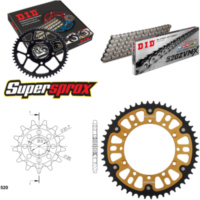 Kettensatz Stealth gold für: KAWASAKI KLX450 R 07-15 13-50-116 DID520ZVM-X Niet